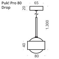 PUK! Pro Drop 80 Drop - chrom matt