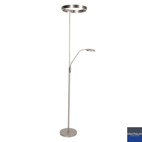 Soleil 2 - LED Stehleuchte - Stahl gebürstet