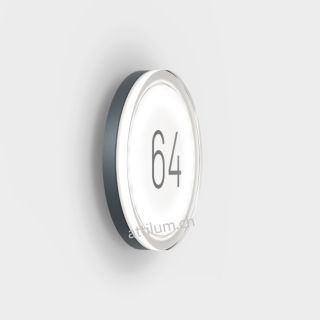 lisc Wandleuchte - Nummer - anthrazit