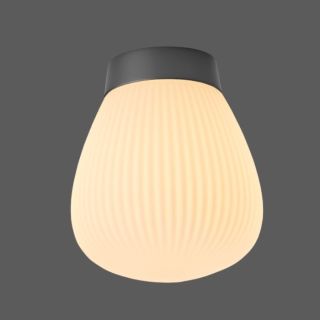 Plissee D - platin - Deckenleuchte