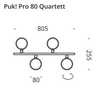 PUK! Pro 80 Quartett - chrom