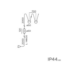 IP44, cherry bubbls plug, 93852