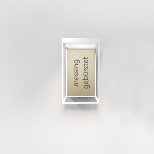 gic weiss mit Nr. - Cover Messing geb.