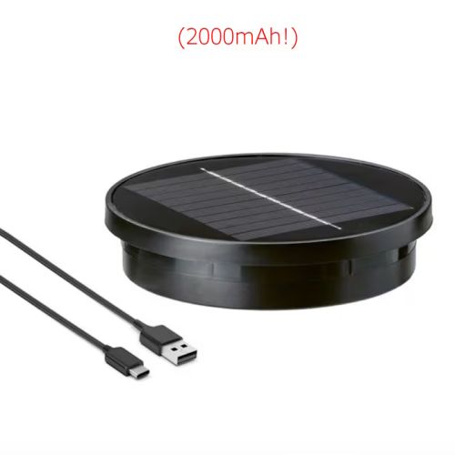 Solar Ersatz Akku-/Panel 2000mAh