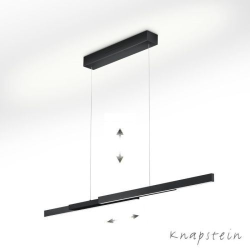 Lara L205cm EasyLift up-/down schwarz matt