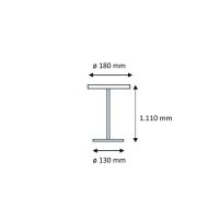 Tischleuchte Tilda-T - sand-met.
