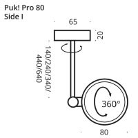 PUK! Pro 80 Side I - 24cm - white edition