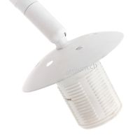 Bogenstehleuchte Sparkled light weiss matt