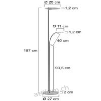 LED Stela Turound sz. matt flex smoke