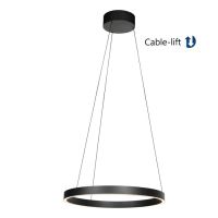 Pendelleuchte Mykty Lift - schwarz matt