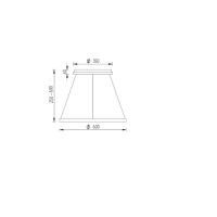 Deckenleuchte LISA-D - Effekt effekt bronze