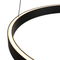 Pendelleuchte Mykty Lift - schwarz matt