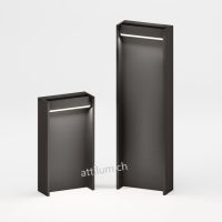 slat 40 bollard - cool braun
