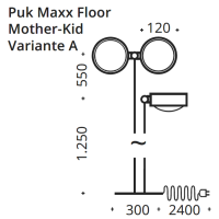 PUK! Pro 120 Mother & Kid - anthrazit matt