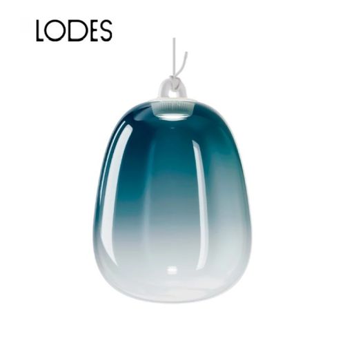 Oblo large 3000K - azure steel