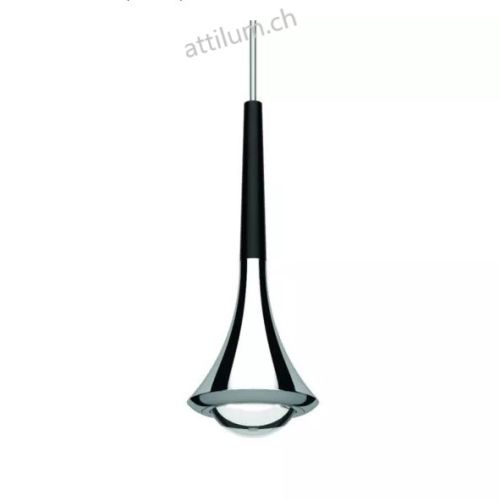 Rain chrom-schwarz matt 3000K RAL9005