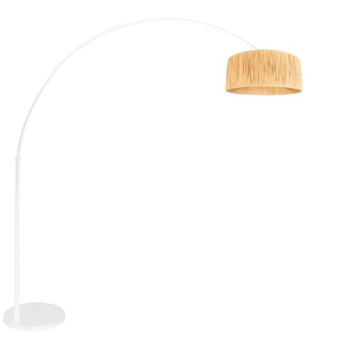 Bogenstehleuchte Sparkled light weiss matt