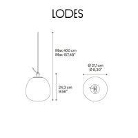 Oblo small 2700K - glossy smoke