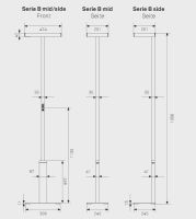 LED Homeoffice Serie B side schwarz