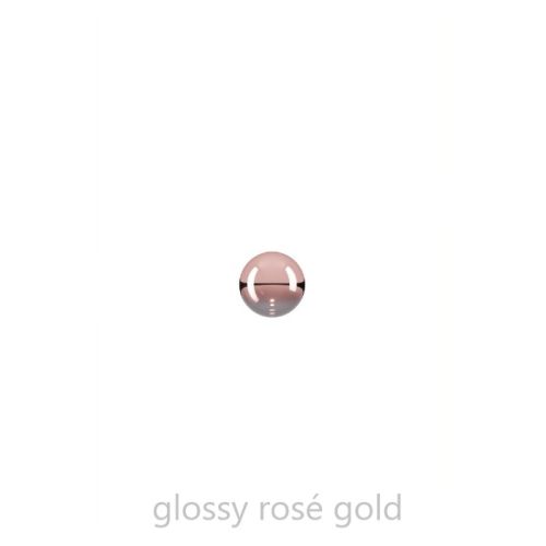 Glas Ø10cm Random Stick - rosé gold