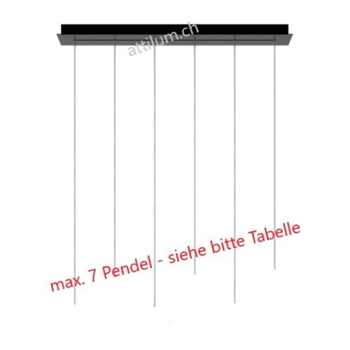 Schiene Short S 90cm schwarz RAL9005