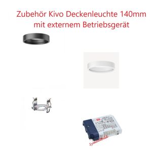 ZUBEHÖR 2 - Kivo Deckenleuchte 140 EXT (Auswahl)