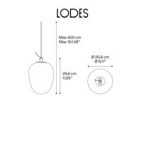 Oblo medium 3000K - glossy smoke