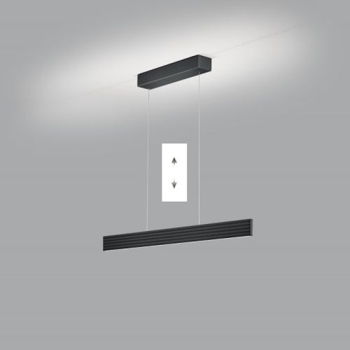 Fara 92cm EasyLift up-/down schwarz matt