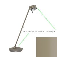 PUK! Pro 80 Table 600mm champagne matt