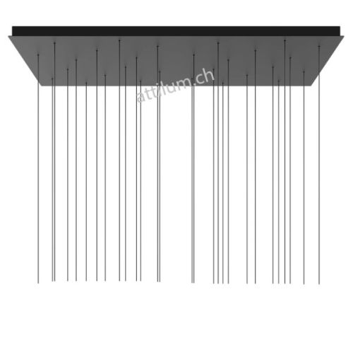 Rechteck 28 Pendel schwarz RAL9005