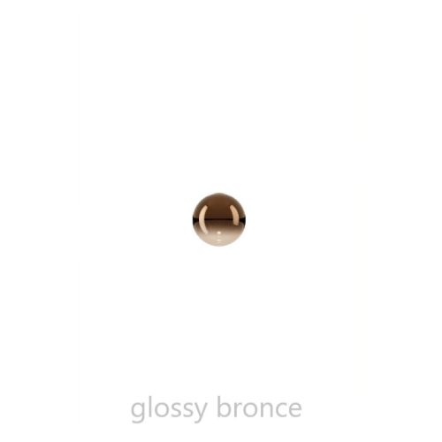 Glas Ø10cm Random Stick - glossy bronze
