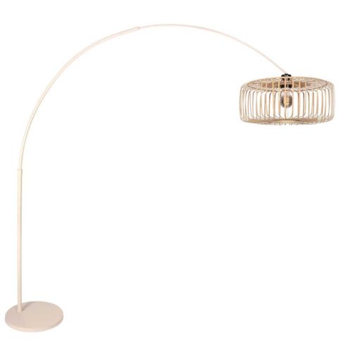 Bogenstehleuchte Sparkled light Creme