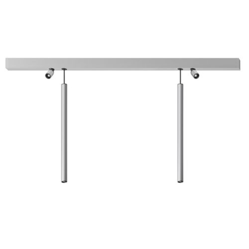Scopy Tragschiene farblos elox. Dim. 120cm 4 Leuchten