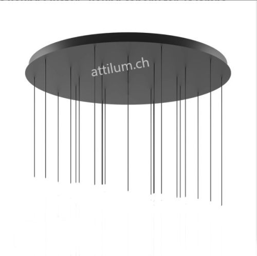Rondell 24 Pendel schwarz RAL9005