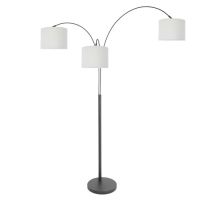 Bogenstehleuchte Sparkled 3fg schwarz matt