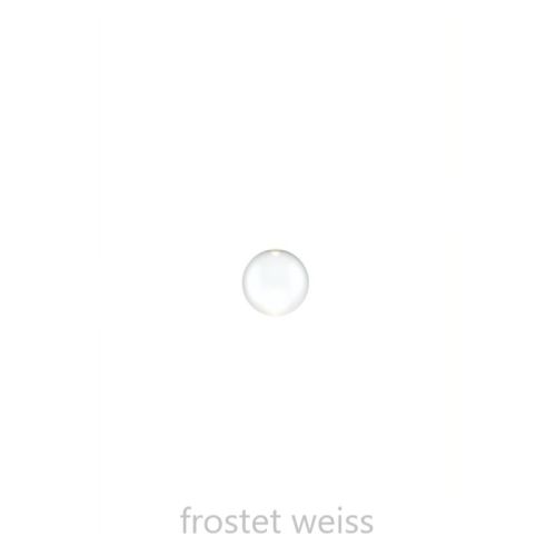 Glas Ø10cm Random Stick - frosted weiss