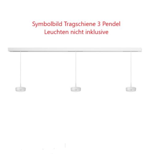 Tragschiene 3 Pendel Dim. weiss RAL9003