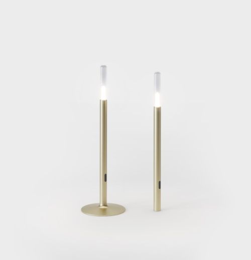 glim akku Leuchte true gold