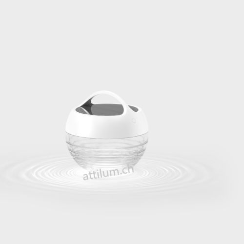 aqu akku S Leuchte pearl weiss